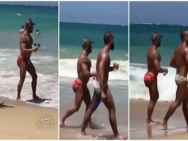 Homens com implantes nas nádegas é a nova moda nas praias